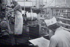 Touing the Stroh Brewery racking beer keg room in 1975